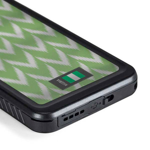 Nigeria Soccer Flag Galaxy S24 Plus Waterproof Case