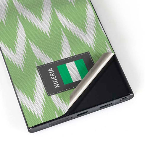 Nigeria Soccer Flag Galaxy S25 Ultra Skin