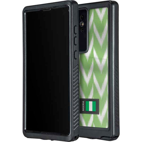 Nigeria Soccer Flag Galaxy S24 Ultra Waterproof Case