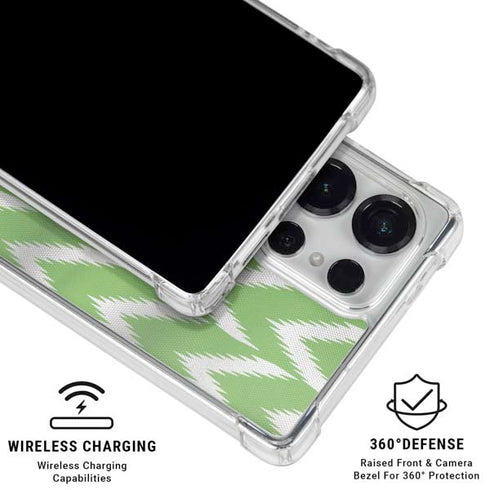 Nigeria Soccer Flag Galaxy S25 Ultra Clear Case