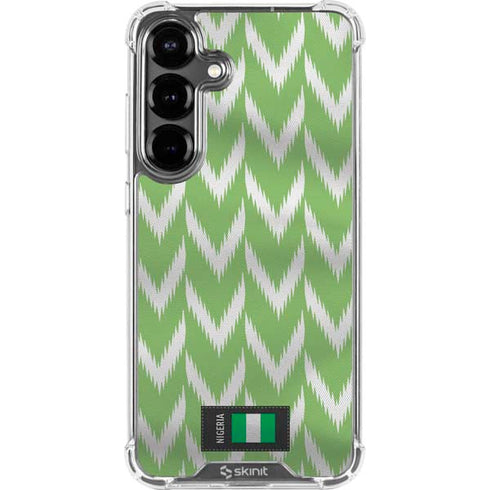 Nigeria Soccer Flag Galaxy S26 Clear Case