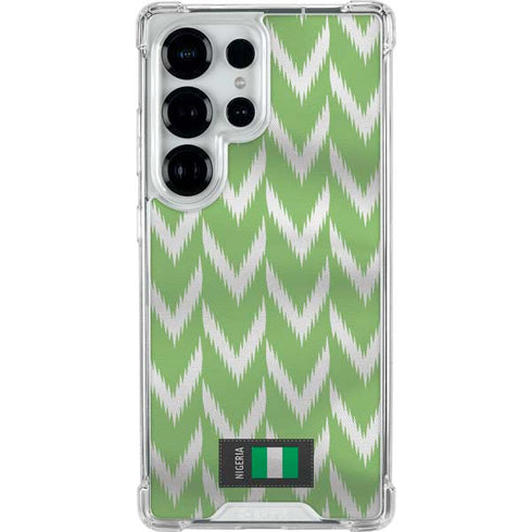 Nigeria Soccer Flag Galaxy S26 Ultra Clear Case