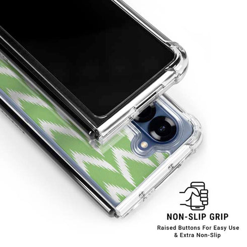 Nigeria Soccer Flag Galaxy Z Fold6 Clear Case
