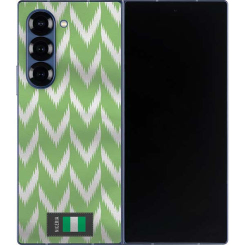 Nigeria Soccer Flag Galaxy Z Fold6 Skin
