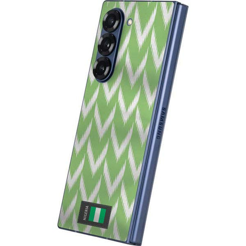 Nigeria Soccer Flag Galaxy Z Fold6 Skin