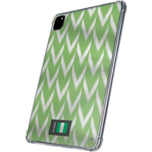 Nigeria Soccer Flag iPad Pro 11in (2024) Clear Case