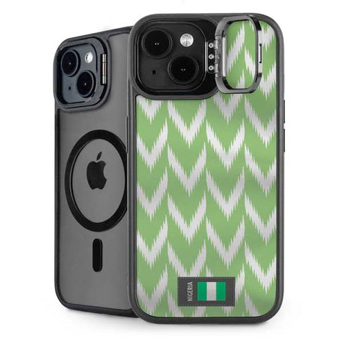 Nigeria Soccer Flag iPhone 14 Kickstand Case