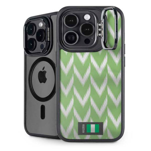 Nigeria Soccer Flag iPhone 14 Pro Max Kickstand Case