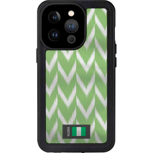 Nigeria Soccer Flag iPhone 15 Pro Waterproof Case