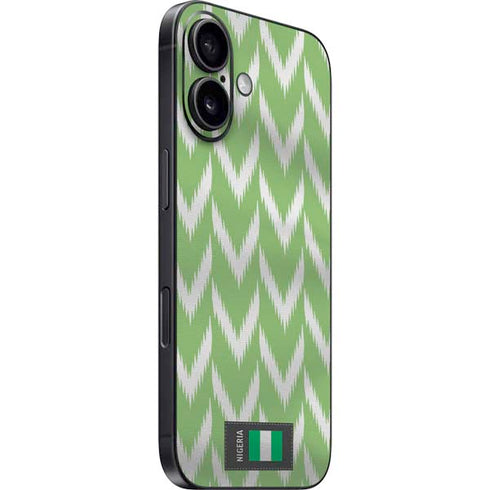 Nigeria Soccer Flag iPhone 16 Plus Skin