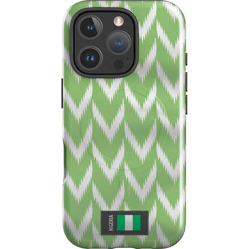 Nigeria Soccer Flag iPhone 16 Pro Magsafe Impact Case