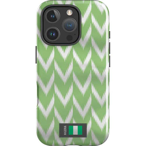 Nigeria Soccer Flag iPhone 16 Pro Max Impact Case