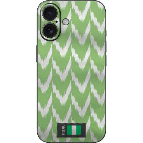 Nigeria Soccer Flag iPhone 16 Skin