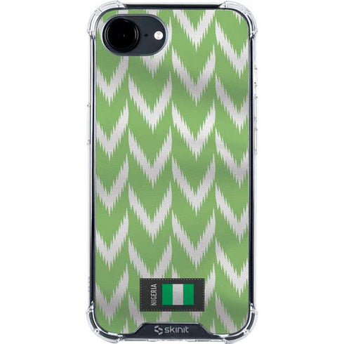 Nigeria Soccer Flag iPhone 16e Clear Case