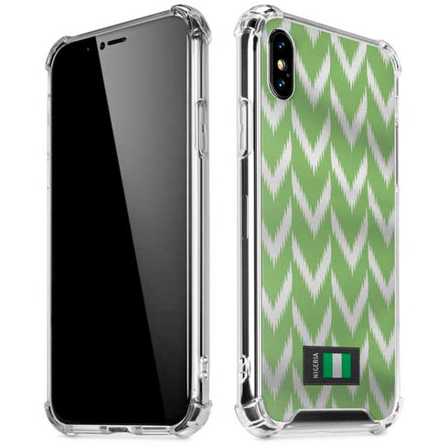 Nigeria Soccer Flag iPhone X/XS Clear Case
