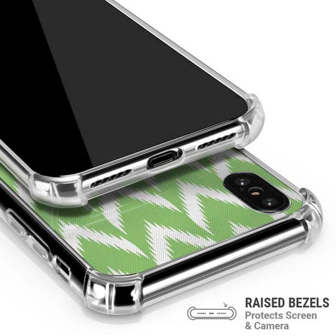 Nigeria Soccer Flag iPhone X/XS Clear Case