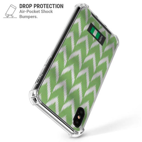 Nigeria Soccer Flag iPhone X/XS Clear Case