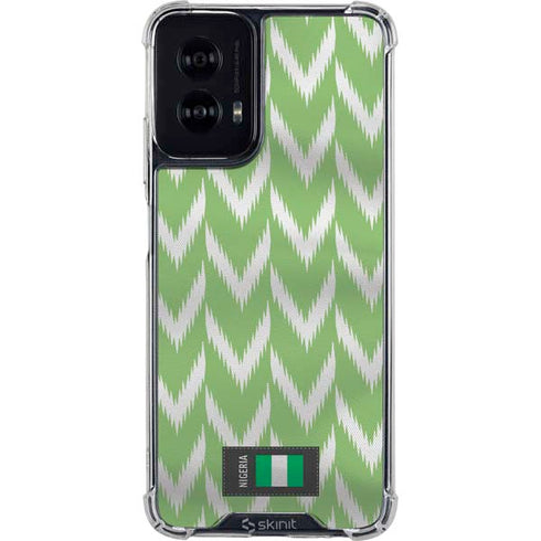 Nigeria Soccer Flag Moto G Power 5G (2024) Clear Case