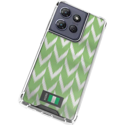 Nigeria Soccer Flag Moto G Power 5G (2025) Clear Case