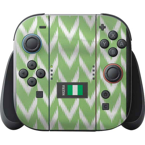Nigeria Soccer Flag Nintendo Switch 2 (2025) with Joy-Con Skin