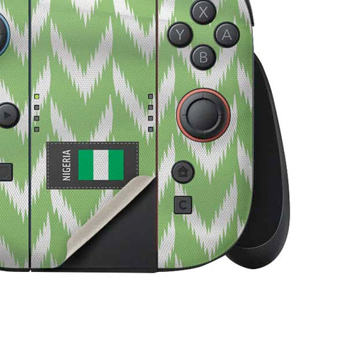 Nigeria Soccer Flag Nintendo Switch 2 (2025) Joy-Con Controller Skin