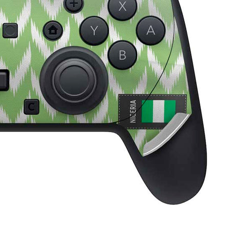 Nigeria Soccer Flag Nintendo Switch 2 (2025) Pro Controller Skin