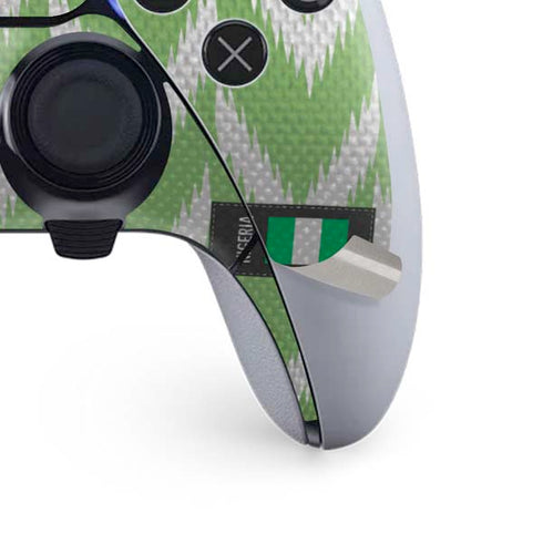Nigeria Soccer Flag PS5 DualSense Edge Pro Controller Skin