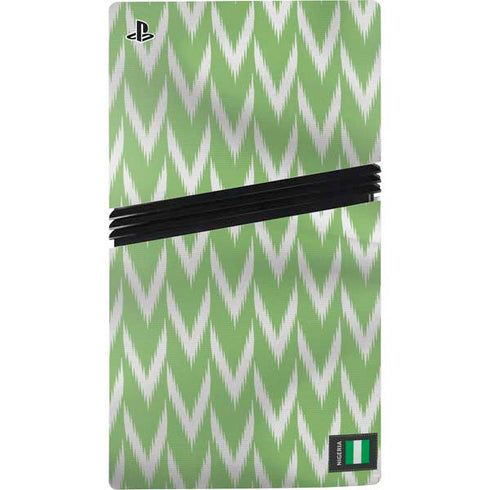 Nigeria Soccer Flag PS5 Pro Disk Bundle Skin