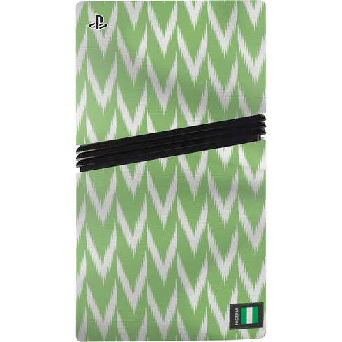 Nigeria Soccer Flag PS5 Pro Disk Console Skin