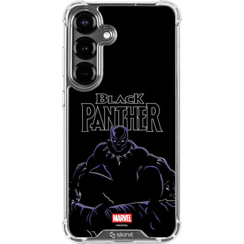 Marvel Black Panther Night Time Watch Galaxy S26 Plus Clear Case