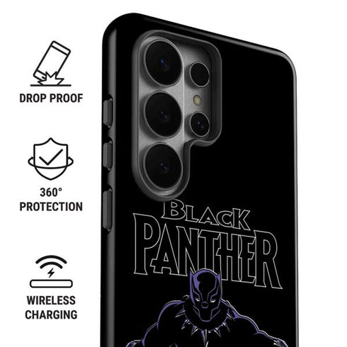 Marvel Black Panther Night Time Watch Galaxy S26 Ultra Impact Case