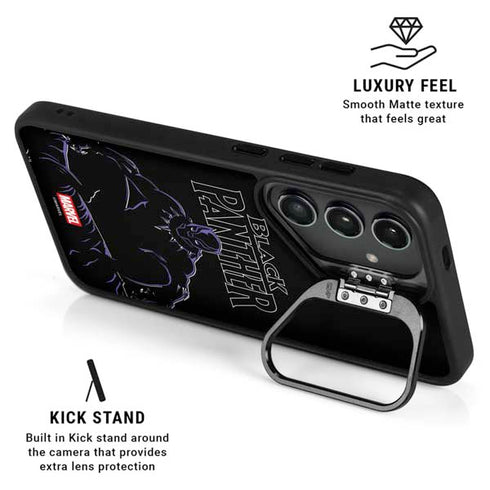Marvel Black Panther Night Time Watch Galaxy S26 Ultra Kickstand Case