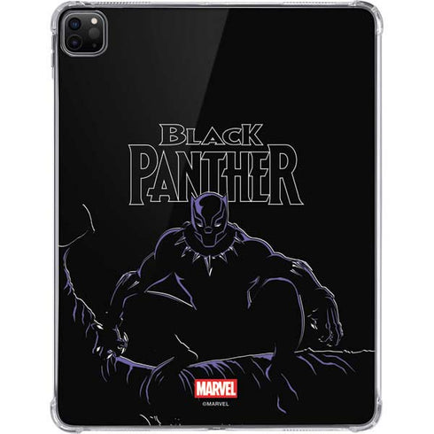 Marvel Black Panther Night Time Watch iPad Pro 11in (2024) Clear Case