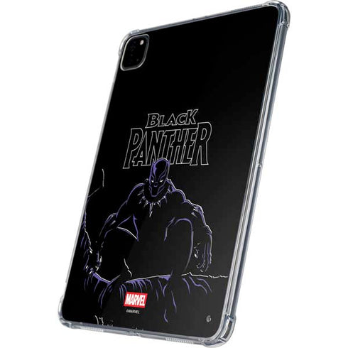Marvel Black Panther Night Time Watch iPad Pro 11in (2024) Clear Case