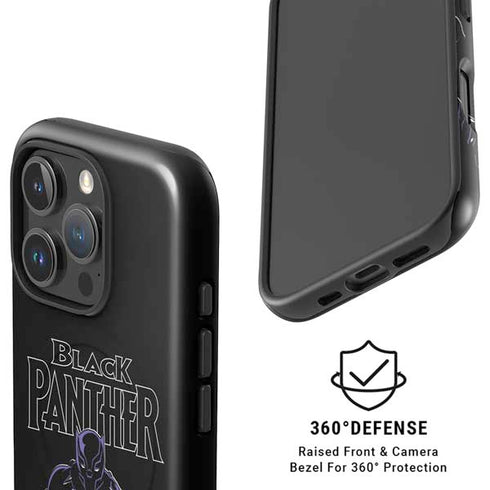 Marvel Black Panther Night Time Watch iPhone 16 Pro Max Magsafe Impact Case
