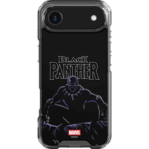 Marvel Black Panther Night Time Watch iPhone 17 Air Clear Case