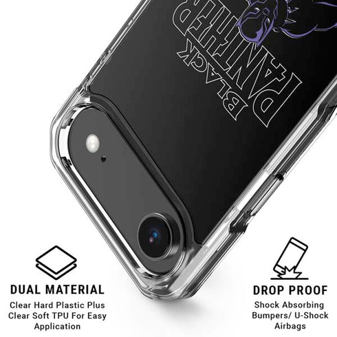 Marvel Black Panther Night Time Watch iPhone 17 Air Clear Case