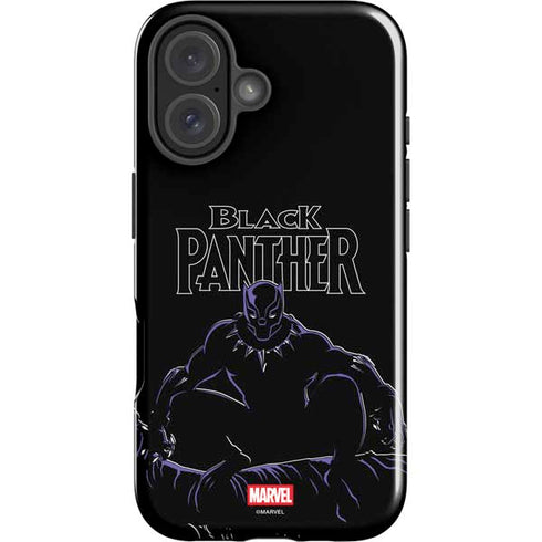 Marvel Black Panther Night Time Watch iPhone 17 Impact Case
