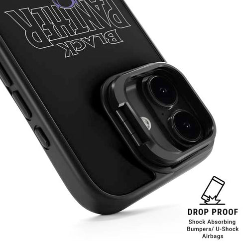 Marvel Black Panther Night Time Watch iPhone 17 Kickstand Case