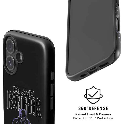 Marvel Black Panther Night Time Watch iPhone 17 Magsafe Impact Case