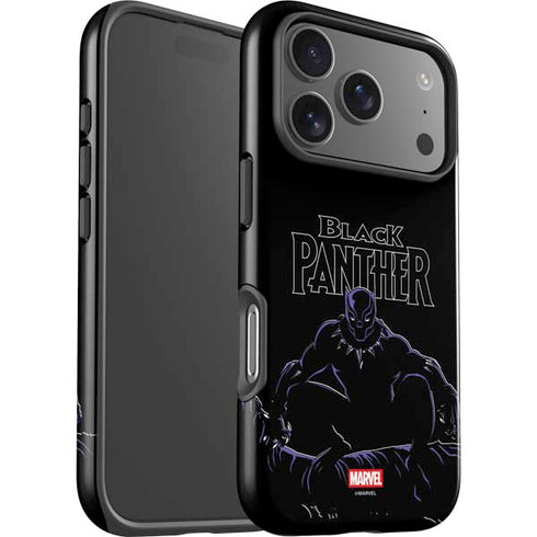 Marvel Black Panther Night Time Watch iPhone 17 Pro Impact Case