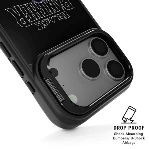 Marvel Black Panther Night Time Watch iPhone 17 Pro Kickstand Case
