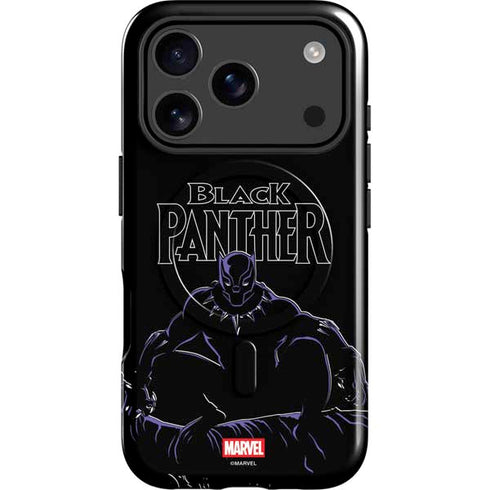 Marvel Black Panther Night Time Watch iPhone 17 Pro Magsafe Impact Case
