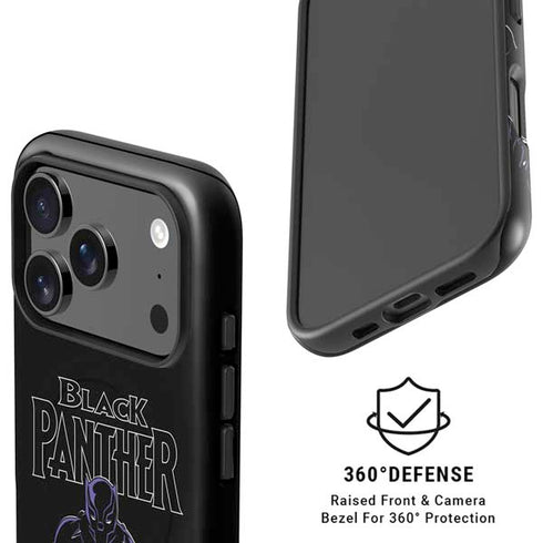Marvel Black Panther Night Time Watch iPhone 17 Pro Magsafe Impact Case