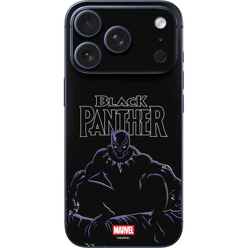 Marvel Black Panther Night Time Watch iPhone 17 Pro Skin