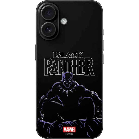 Marvel Black Panther Night Time Watch iPhone 17 Skin