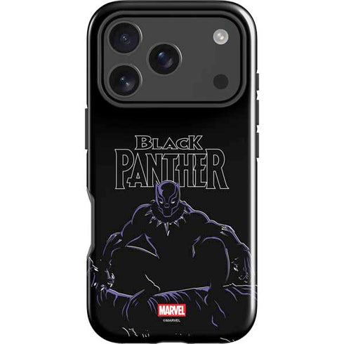 Marvel Black Panther Night Time Watch iPhone 18 Pro Max Impact Case