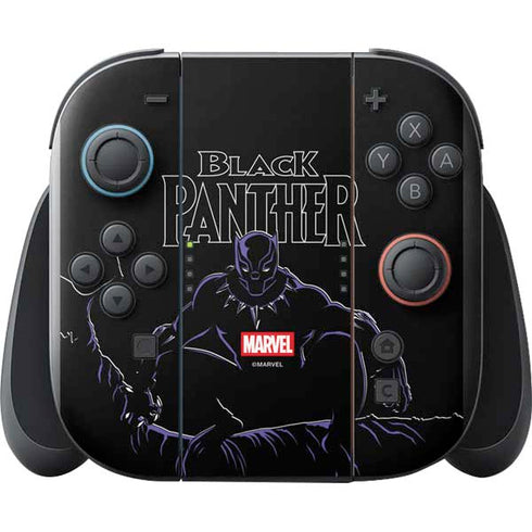 Marvel Black Panther Night Time Watch Nintendo Switch 2 (2025) with Joy-Con Skin