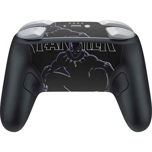 Marvel Black Panther Night Time Watch Nintendo Switch 2 (2025) Pro Controller Skin