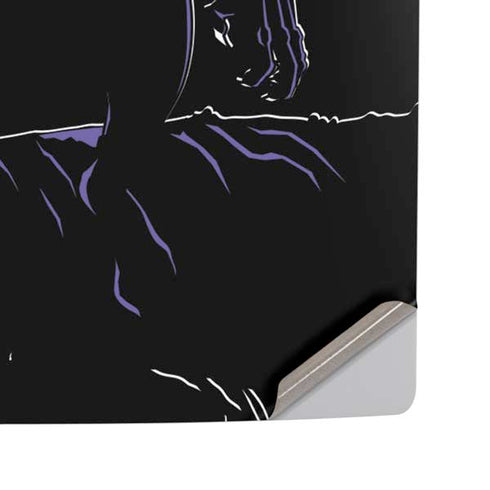 Marvel Black Panther Night Time Watch PS5 Pro Disk Console Skin